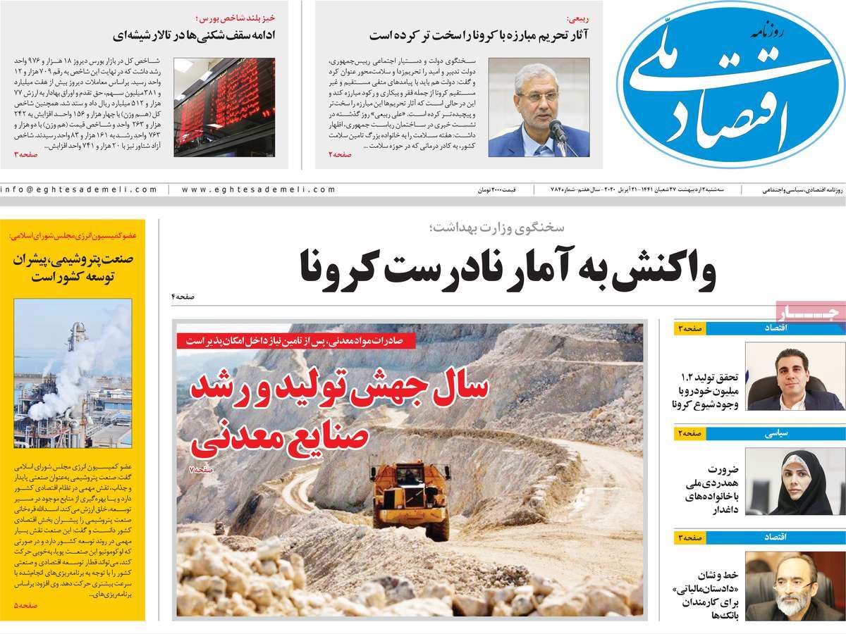 روزنامه اقتصاد ملی