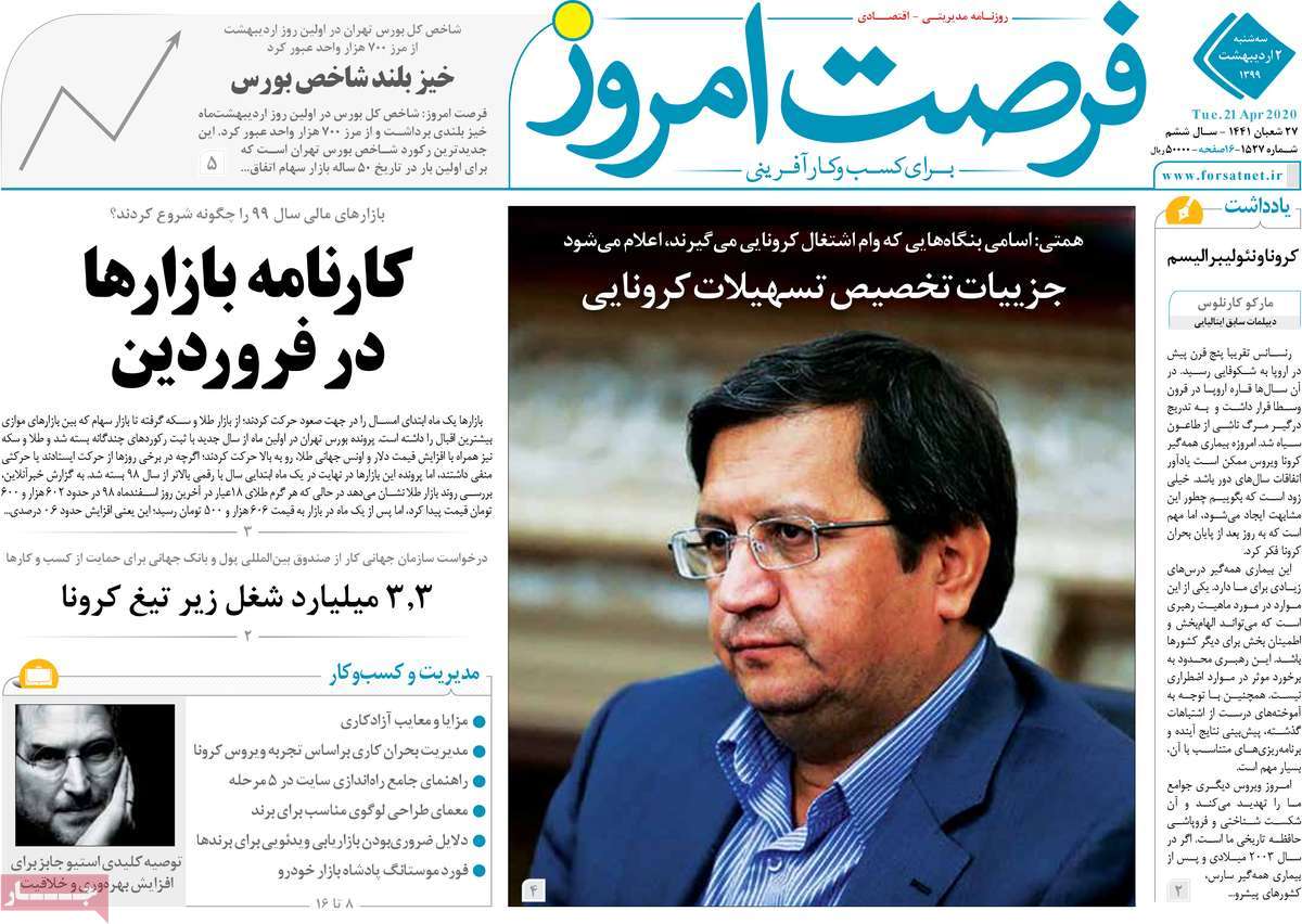 روزنامه فرصت امروز