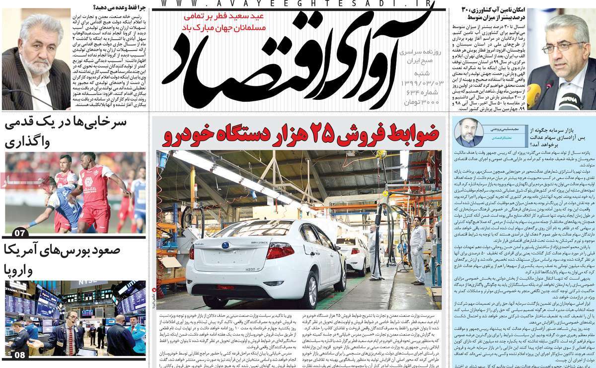 روزنامه آوای اقتصاد