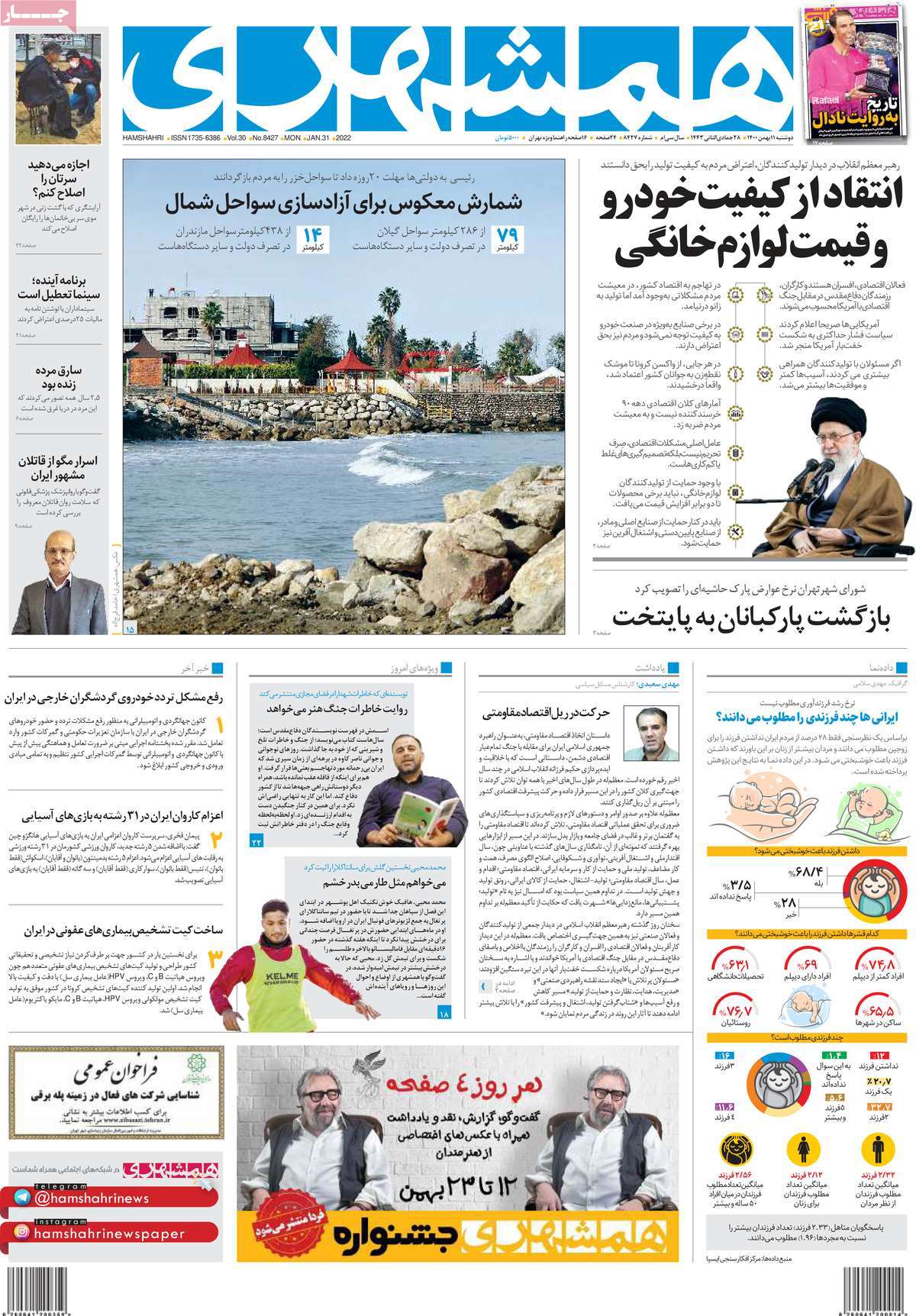روزنامه همشهری
