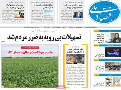 روزنامه اقتصاد ملی