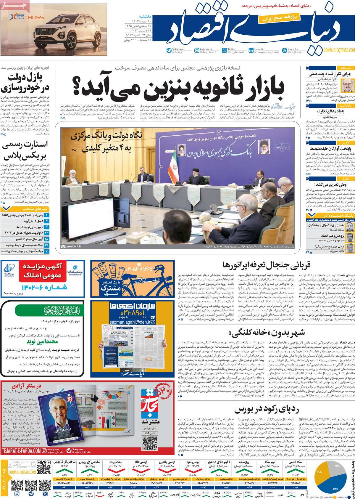 روزنامه دنیای اقتصاد