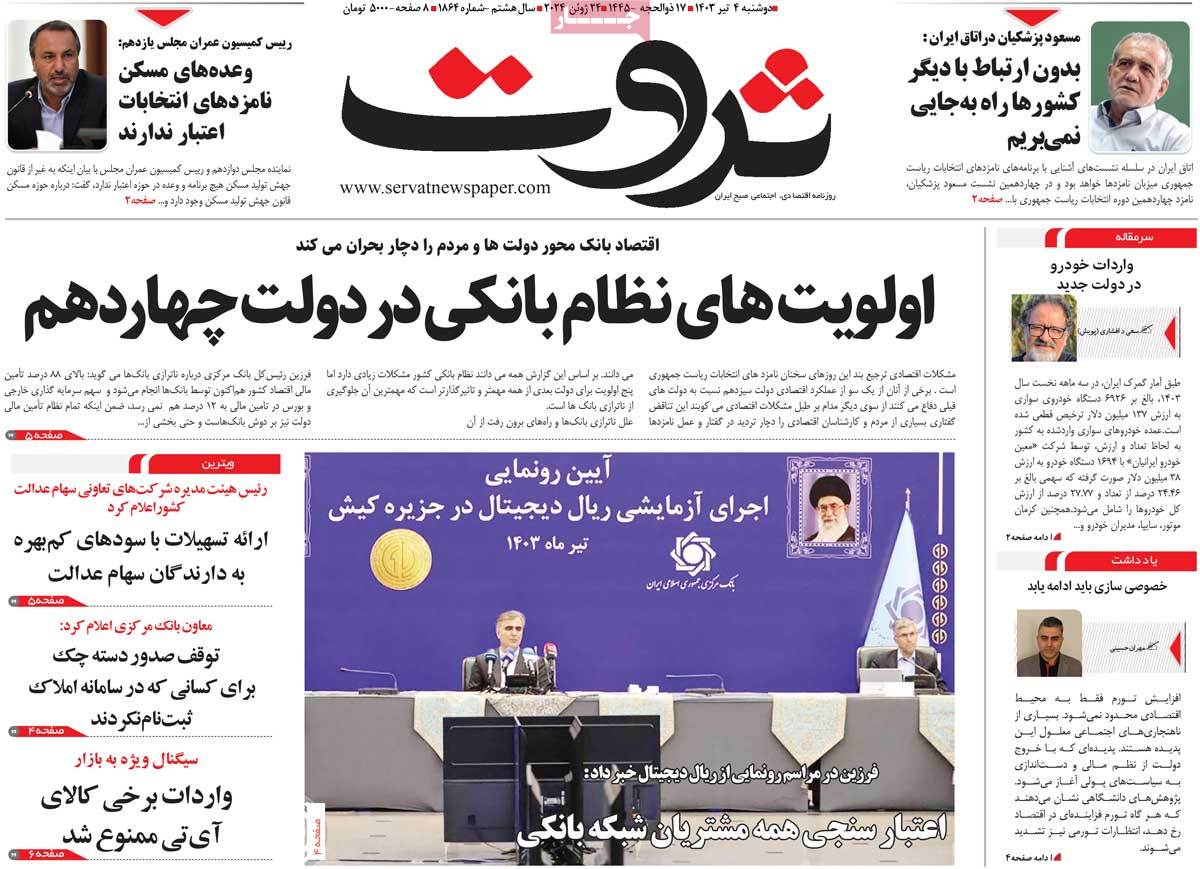 روزنامه ثروت