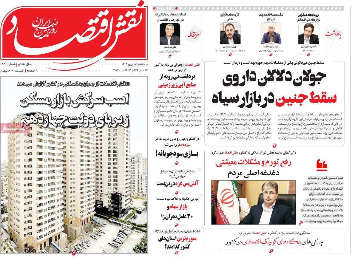 روزنامه نقش اقتصاد