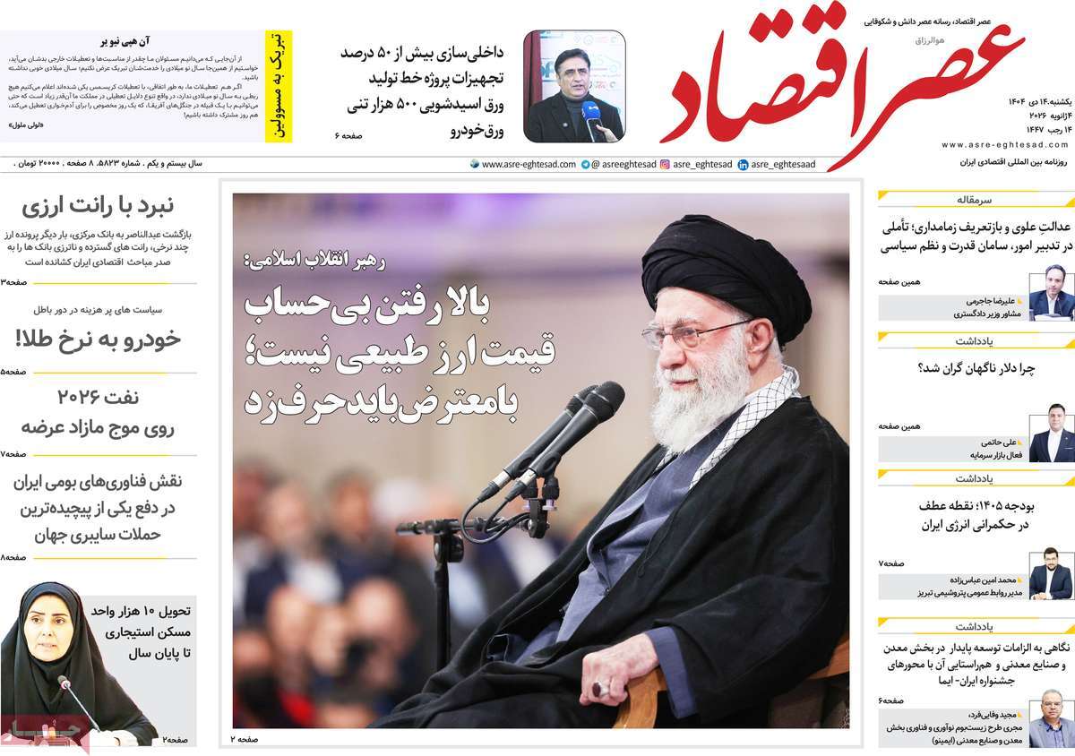 روزنامه عصر اقتصاد