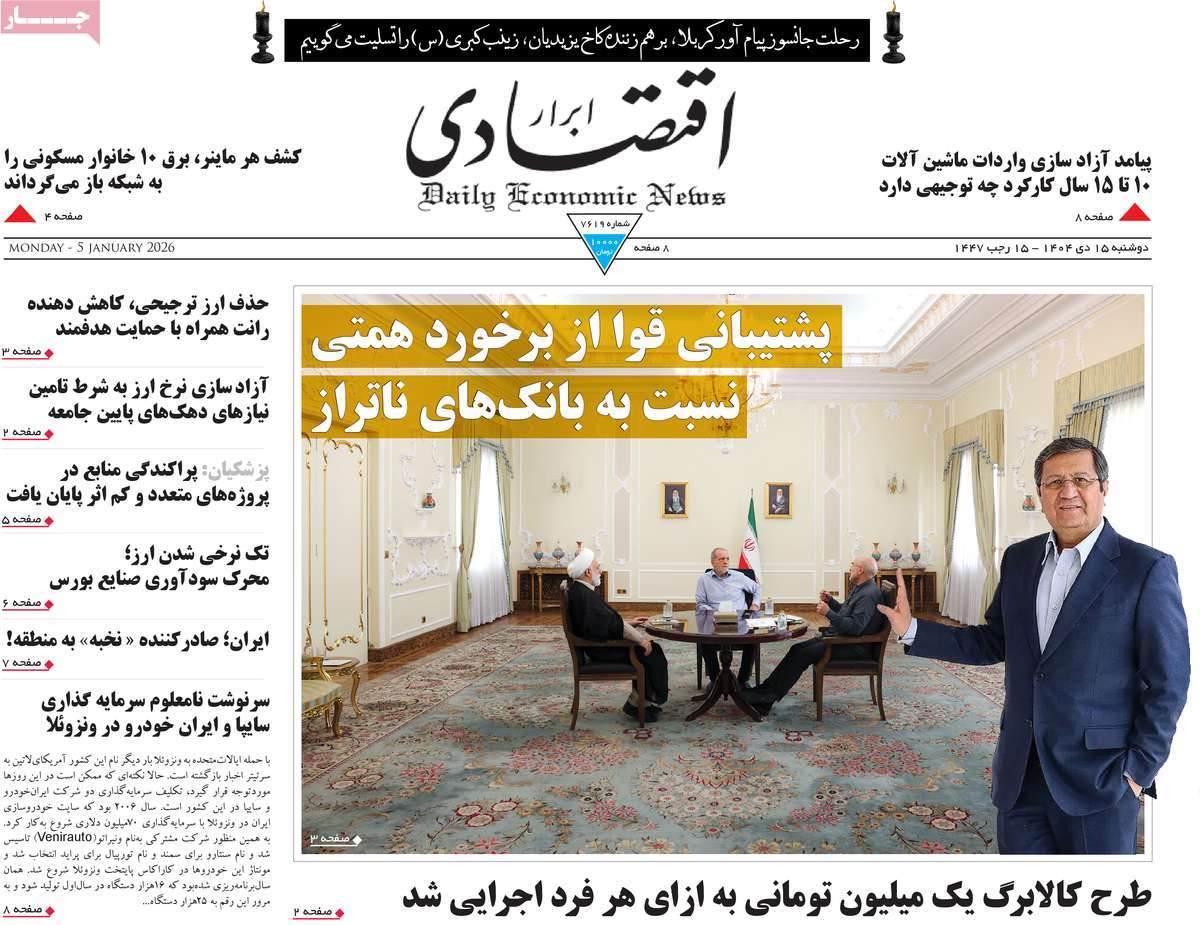 روزنامه ابرار اقتصادی