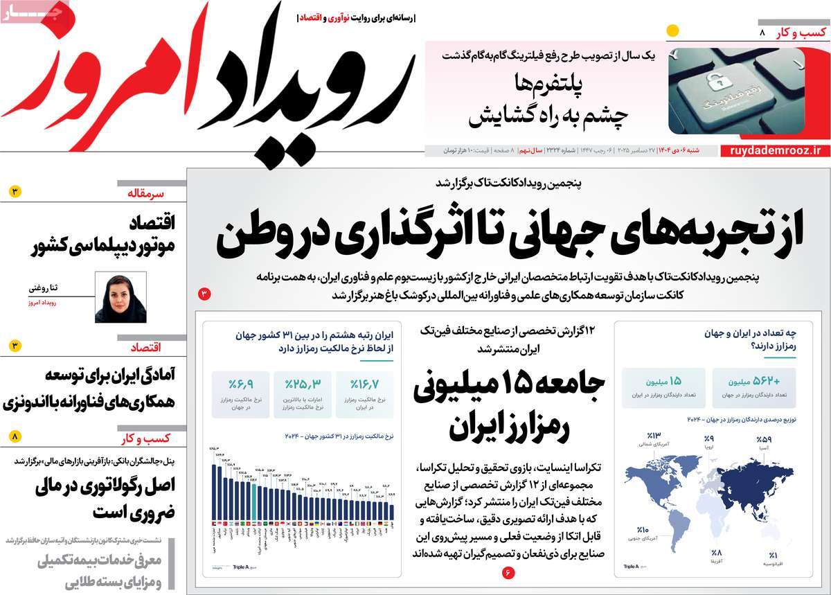 روزنامه رویداد امروز