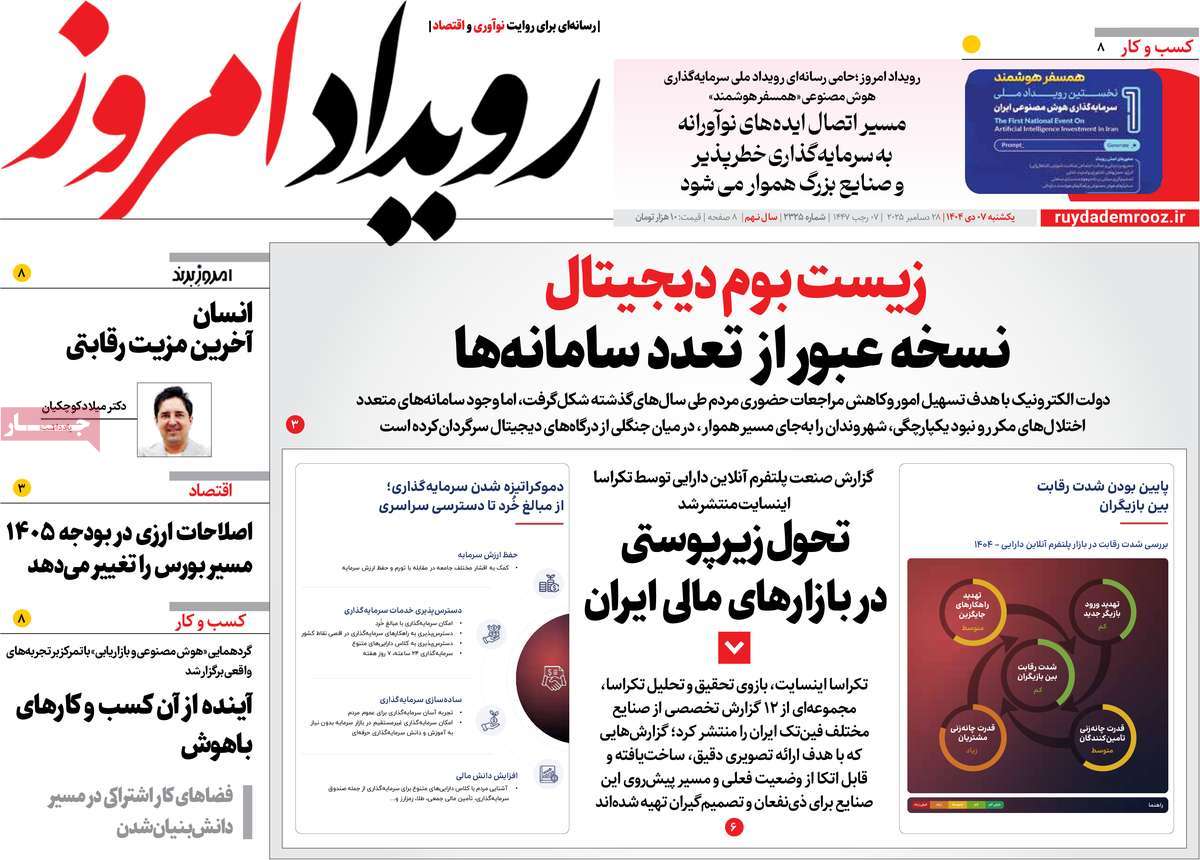 روزنامه رویداد امروز