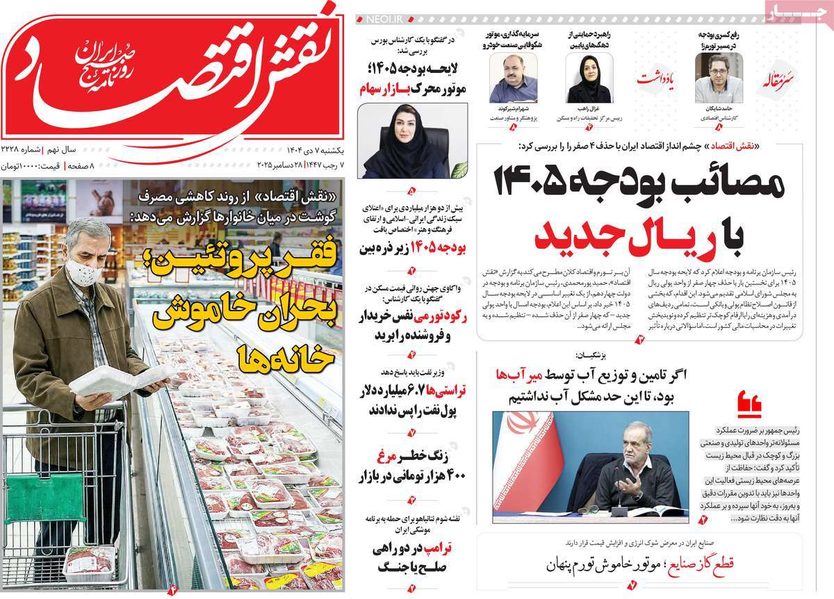 روزنامه نقش اقتصاد