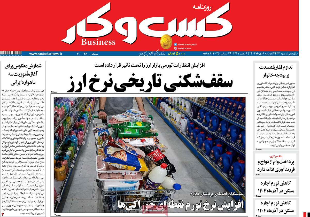 روزنامه کسب و کار