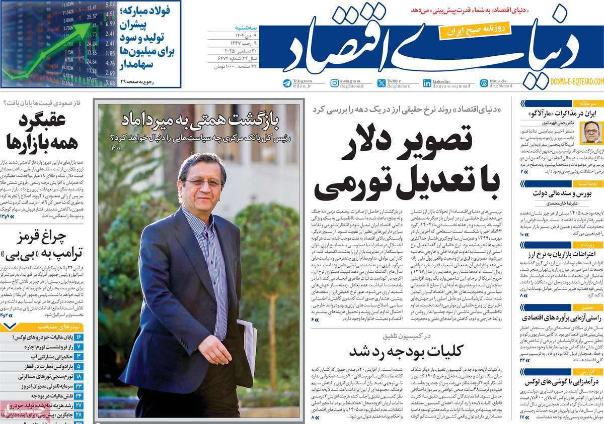 روزنامه دنیای اقتصاد