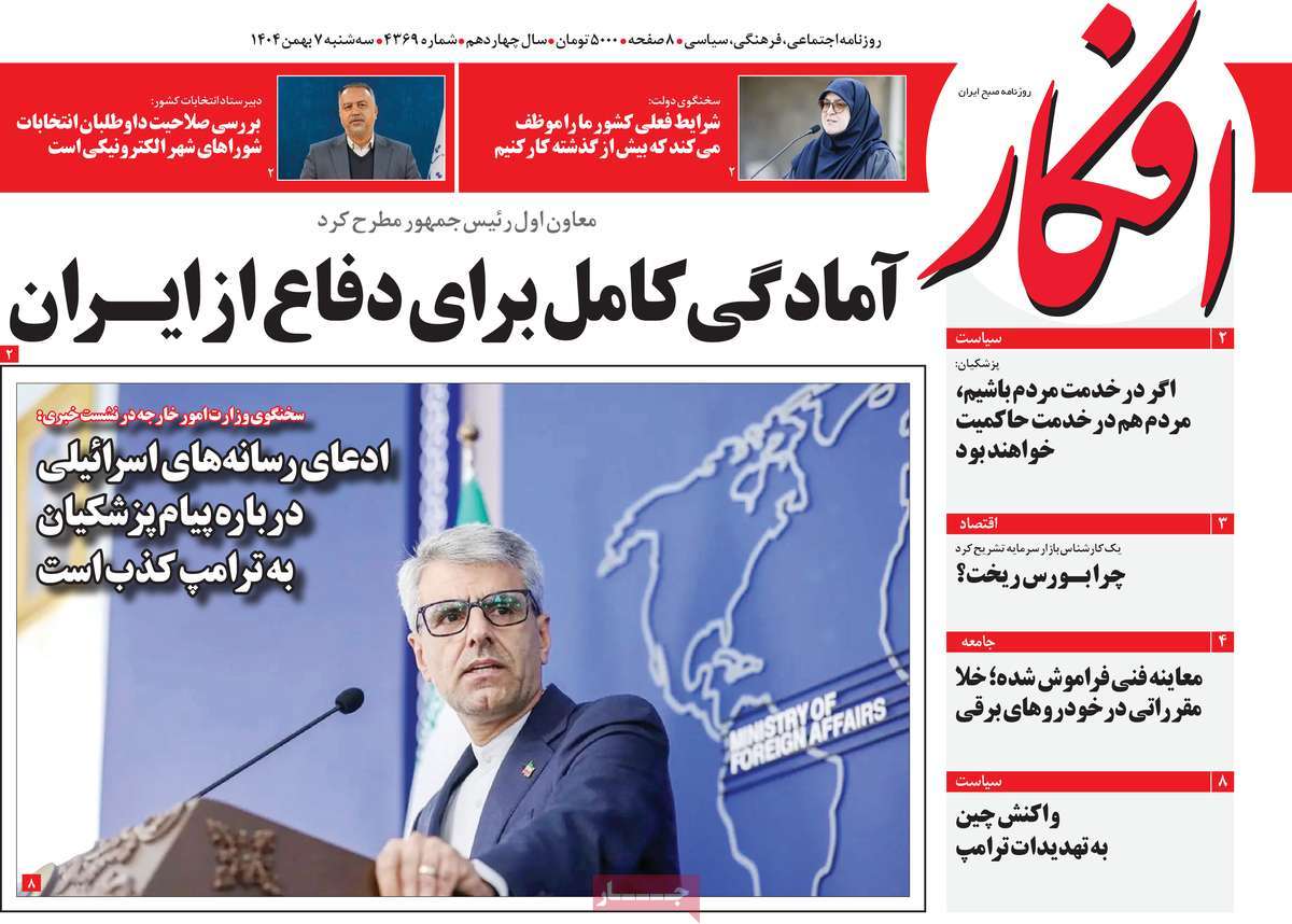 روزنامه افکار