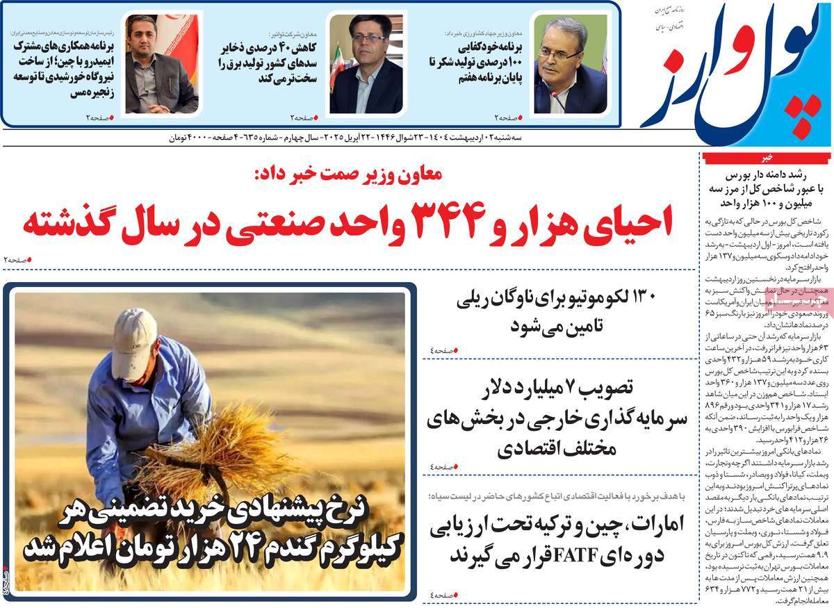 روزنامه پول و ارز