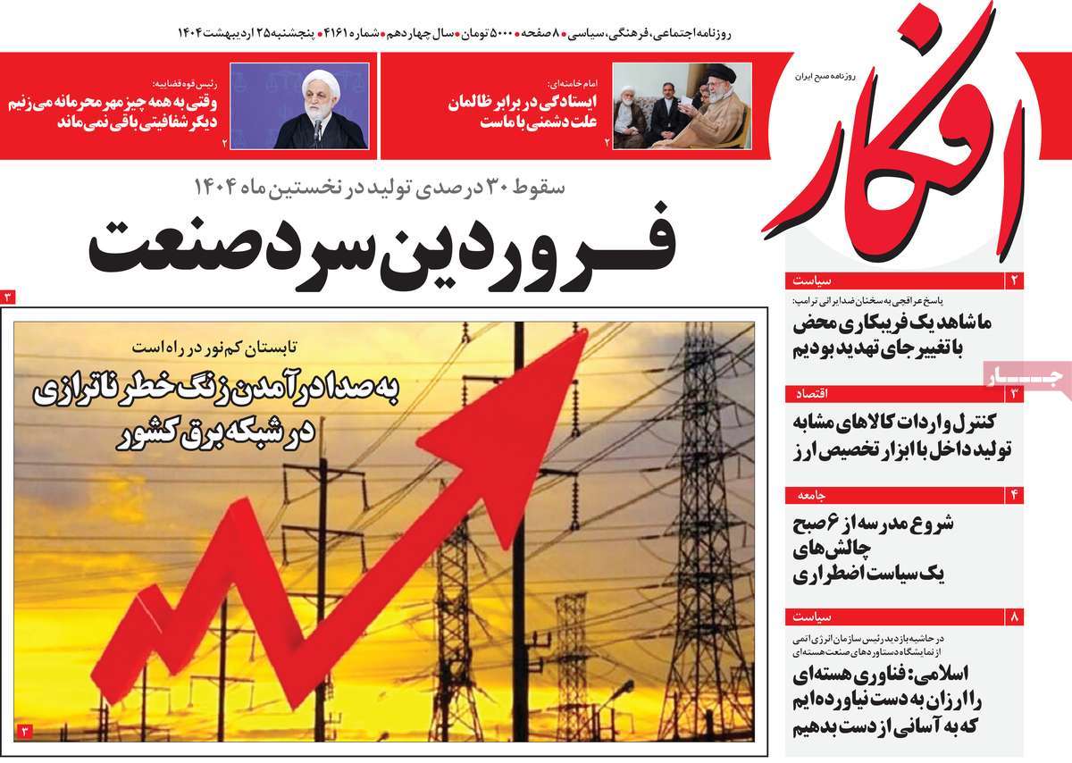 روزنامه افکار