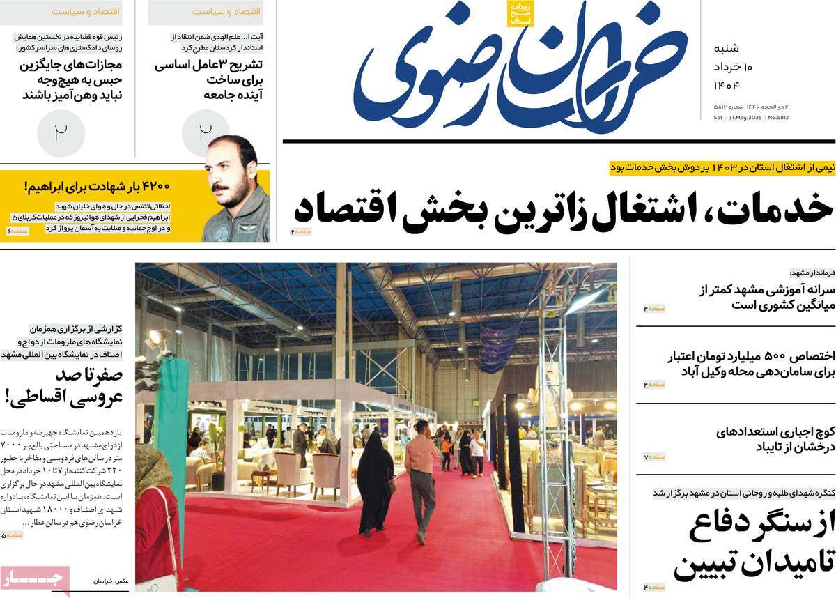 روزنامه خراسان رضوی