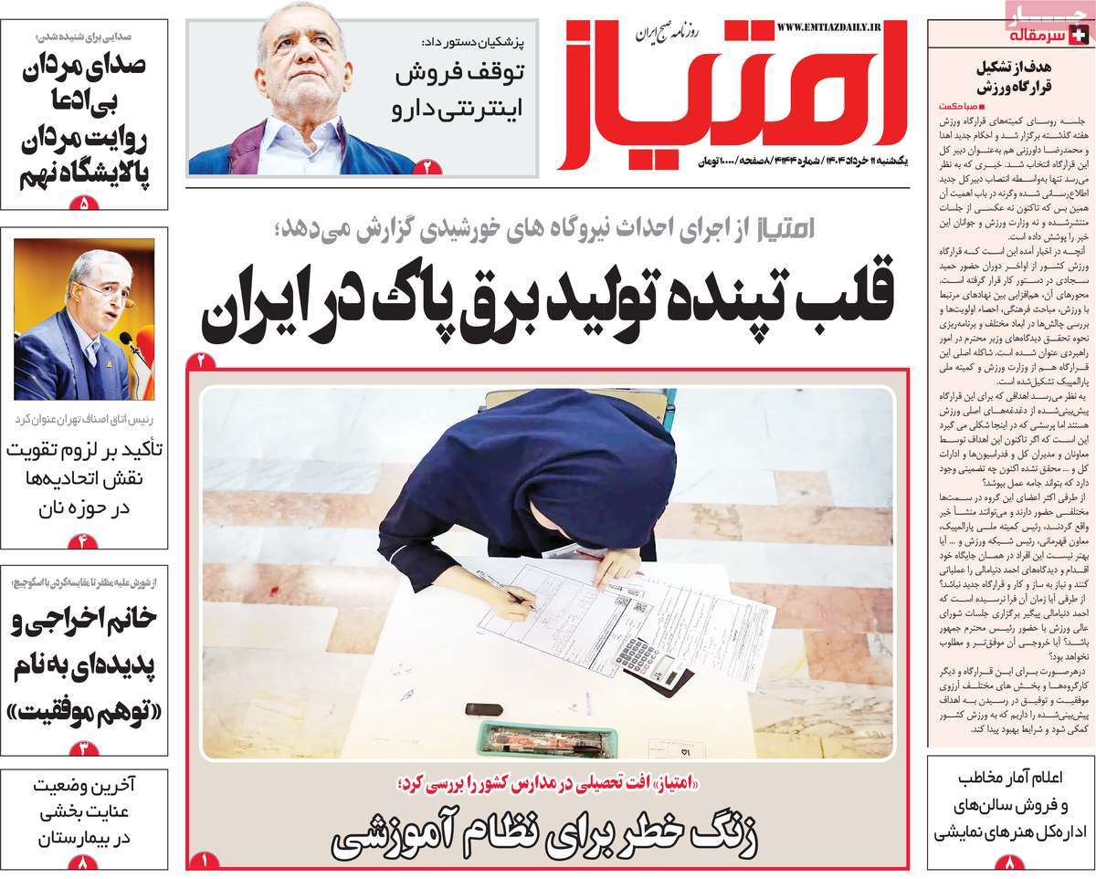 روزنامه امتیاز