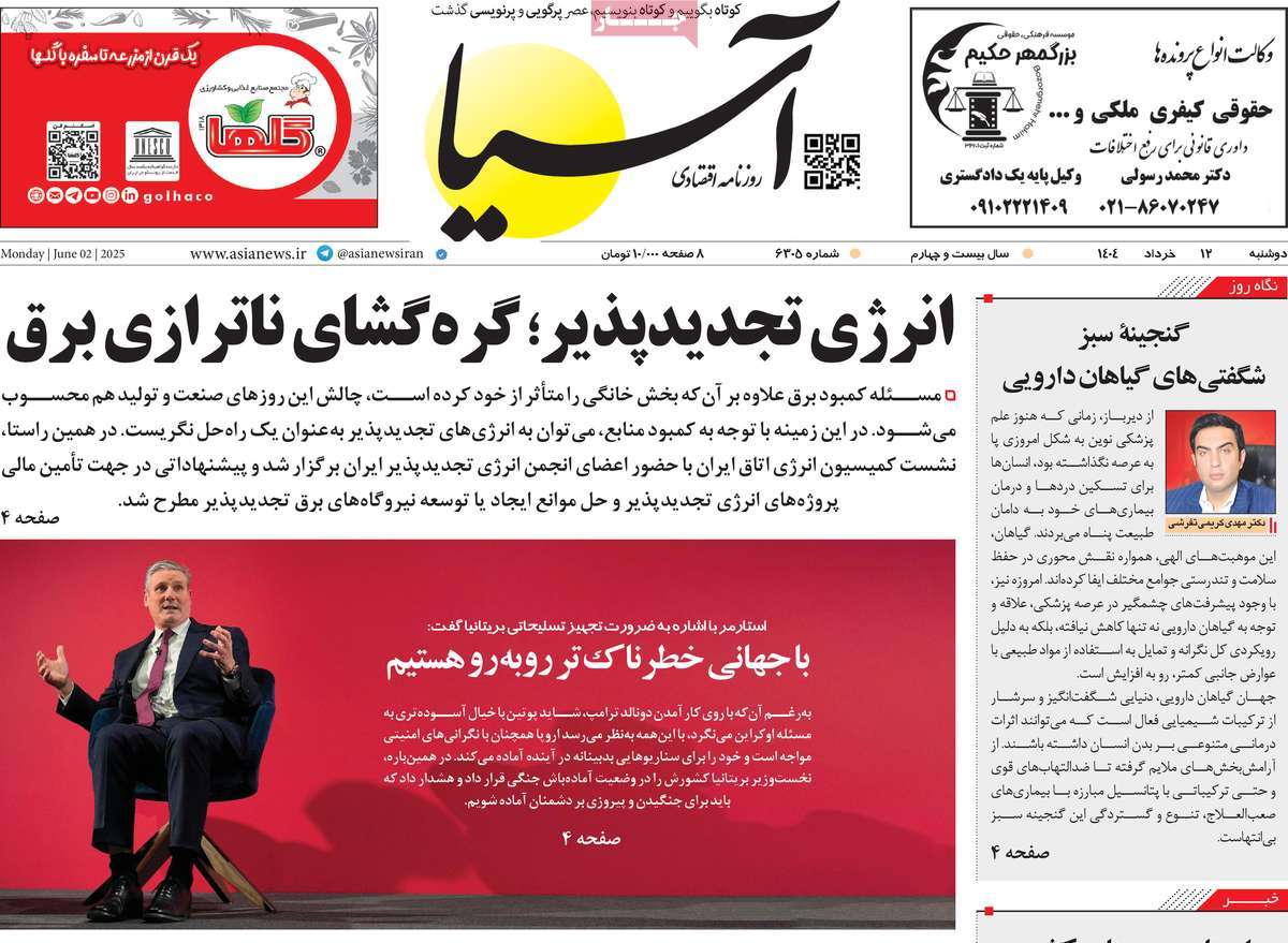 روزنامه آسیا