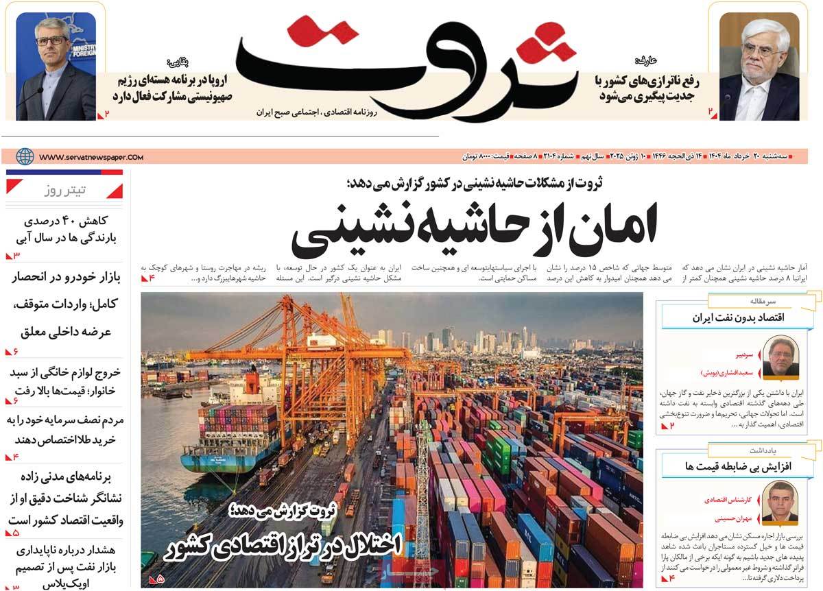 روزنامه ثروت