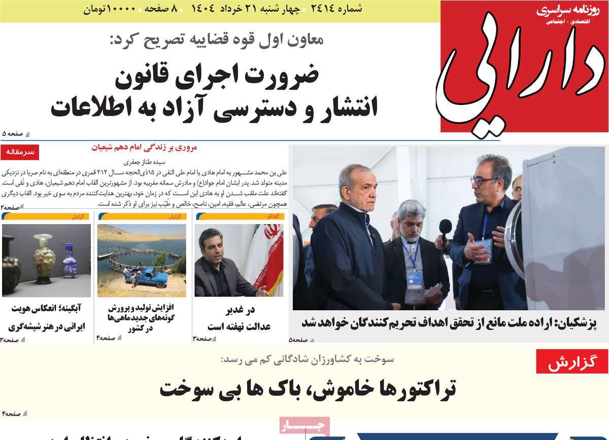 روزنامه دارایی
