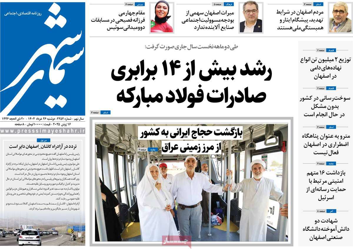 روزنامه سیمای شهر