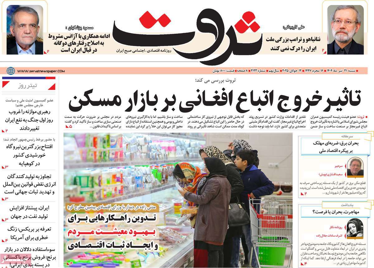 روزنامه ثروت