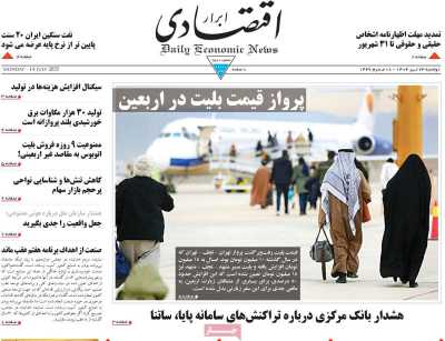 روزنامه ابرار اقتصادی