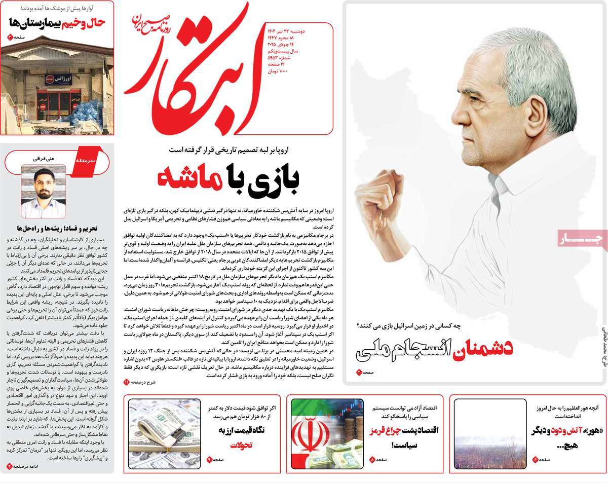 روزنامه ابتکار