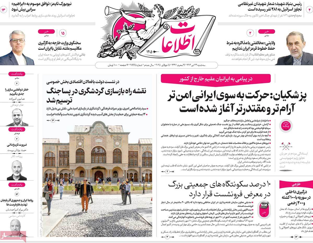 روزنامه اطلاعات
