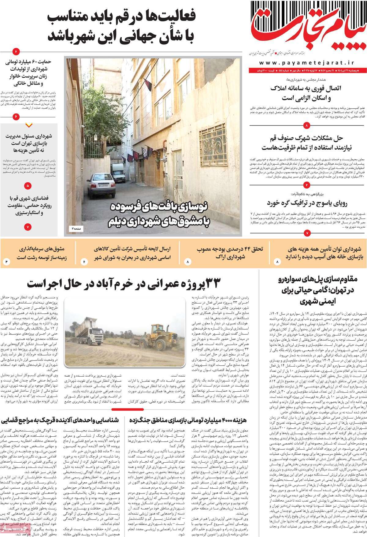 مجله پیام تجارت