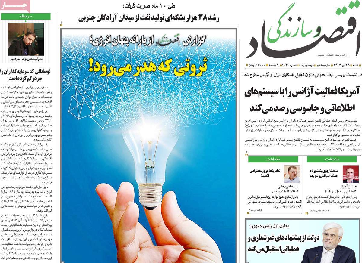 روزنامه اقتصاد و سازندگی