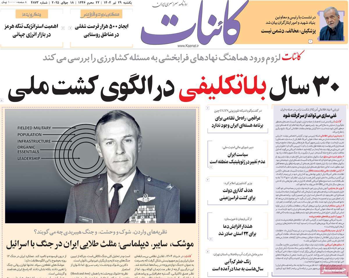 روزنامه کائنات