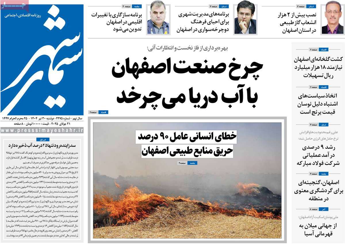 روزنامه سیمای شهر