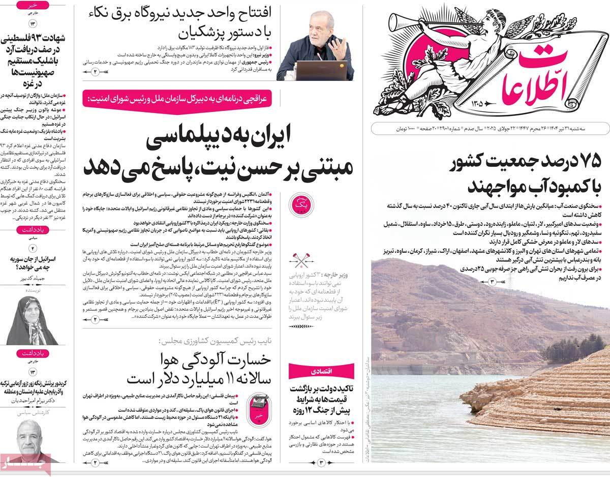 روزنامه اطلاعات