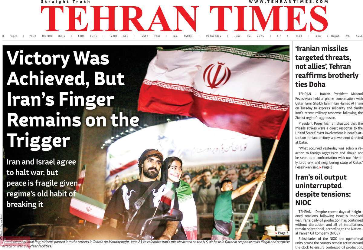 روزنامه Tehran Times