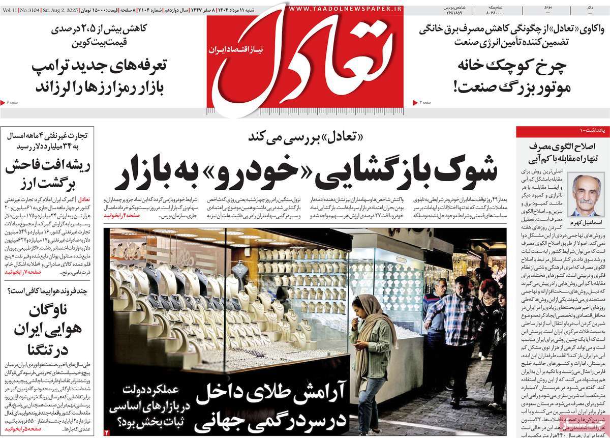 روزنامه تعادل