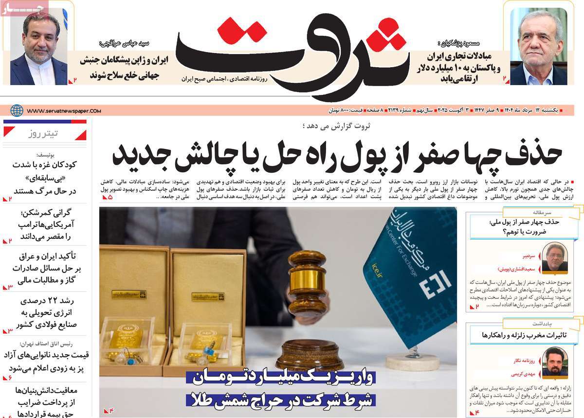 روزنامه ثروت