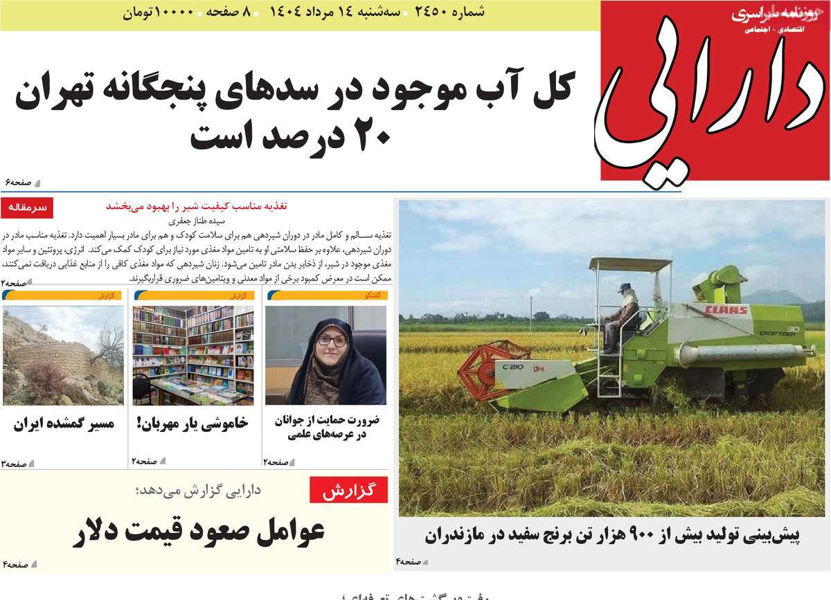 روزنامه دارایی