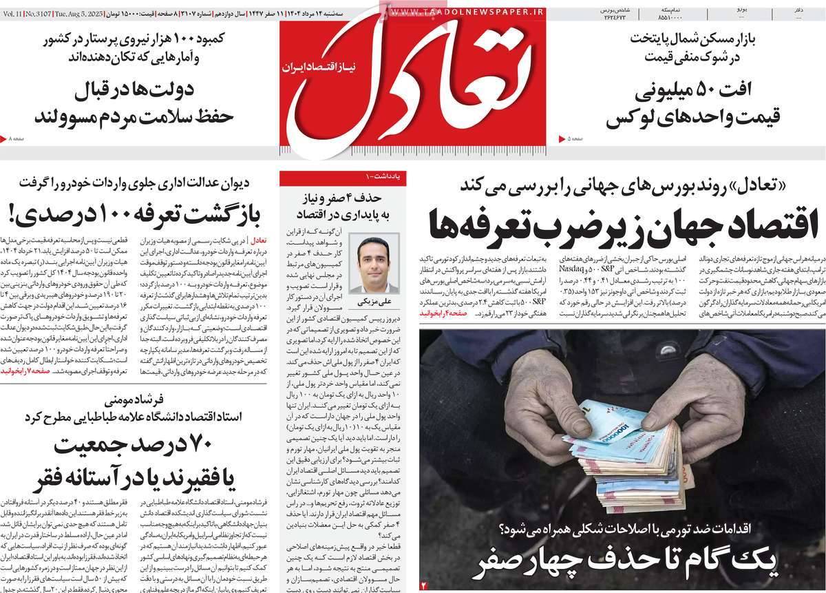 روزنامه تعادل