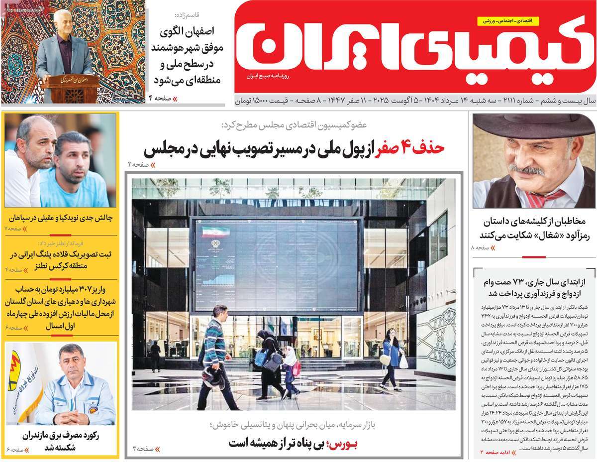 روزنامه کیمیای ایران