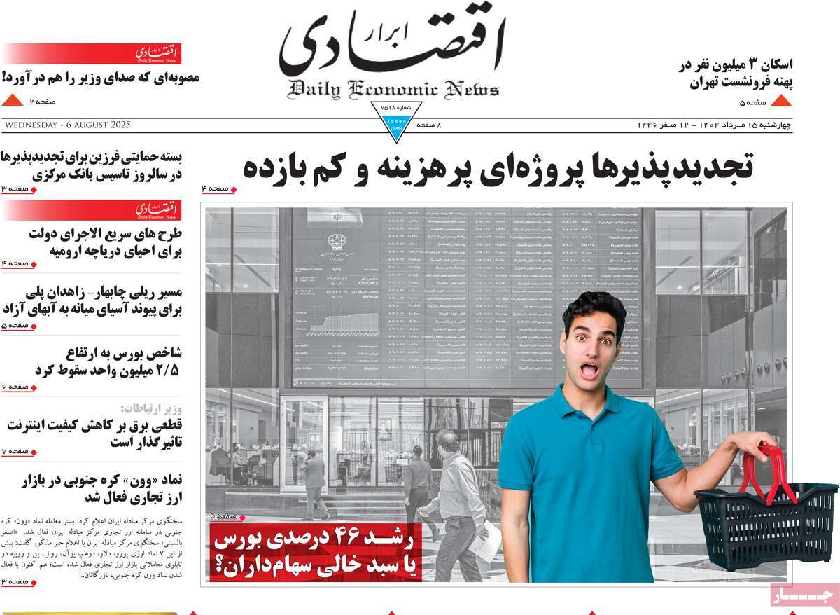 روزنامه ابرار اقتصادی