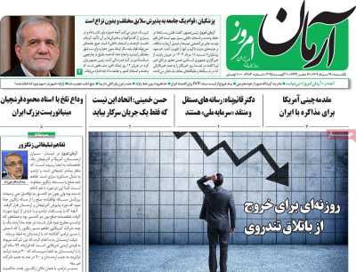 روزنامه آرمان امروز