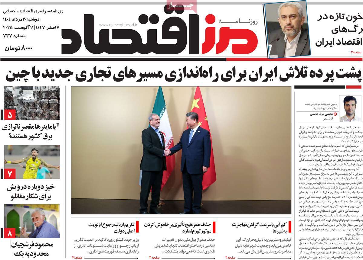 روزنامه مرز اقتصاد