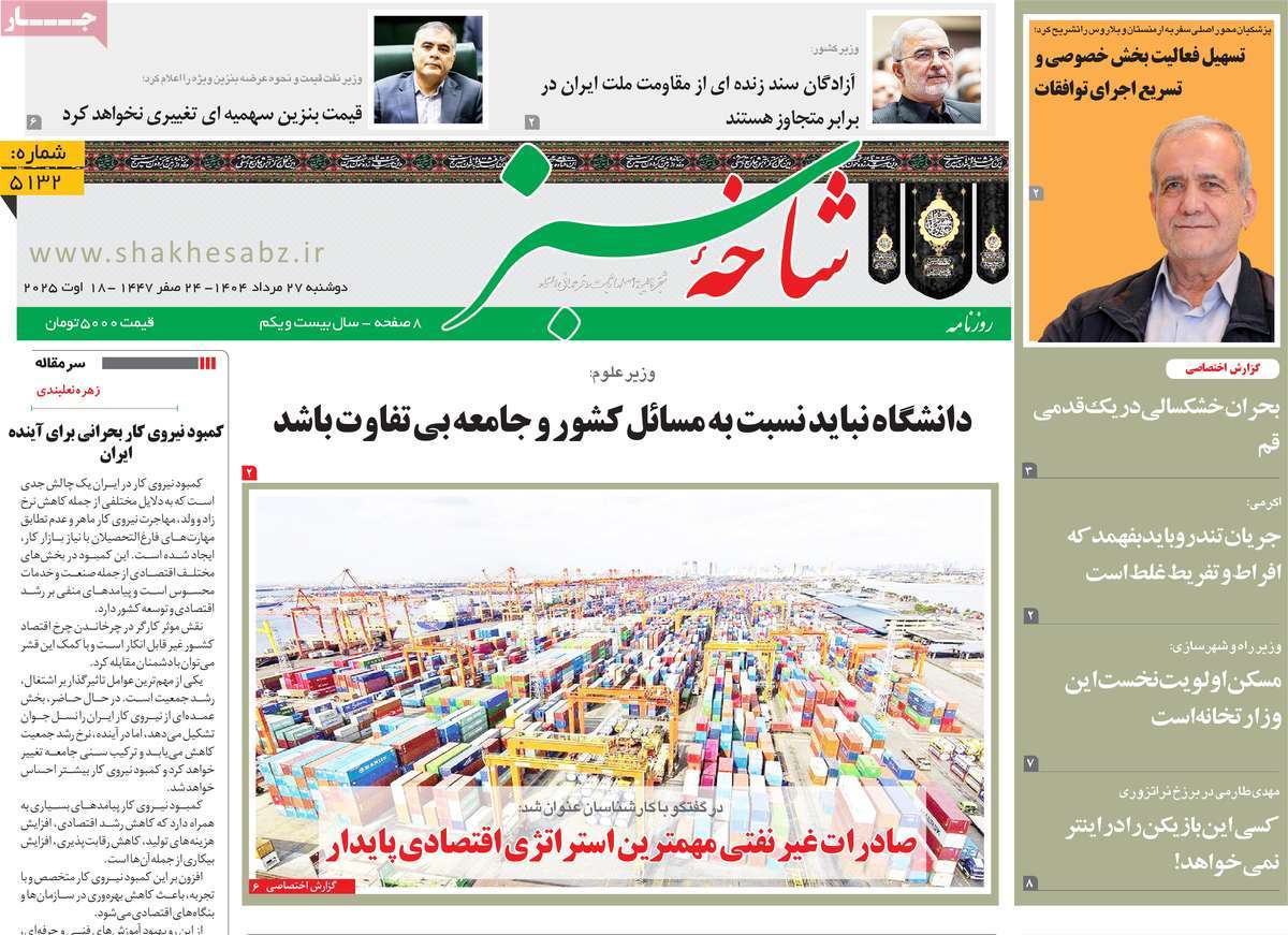 روزنامه شاخه سبز