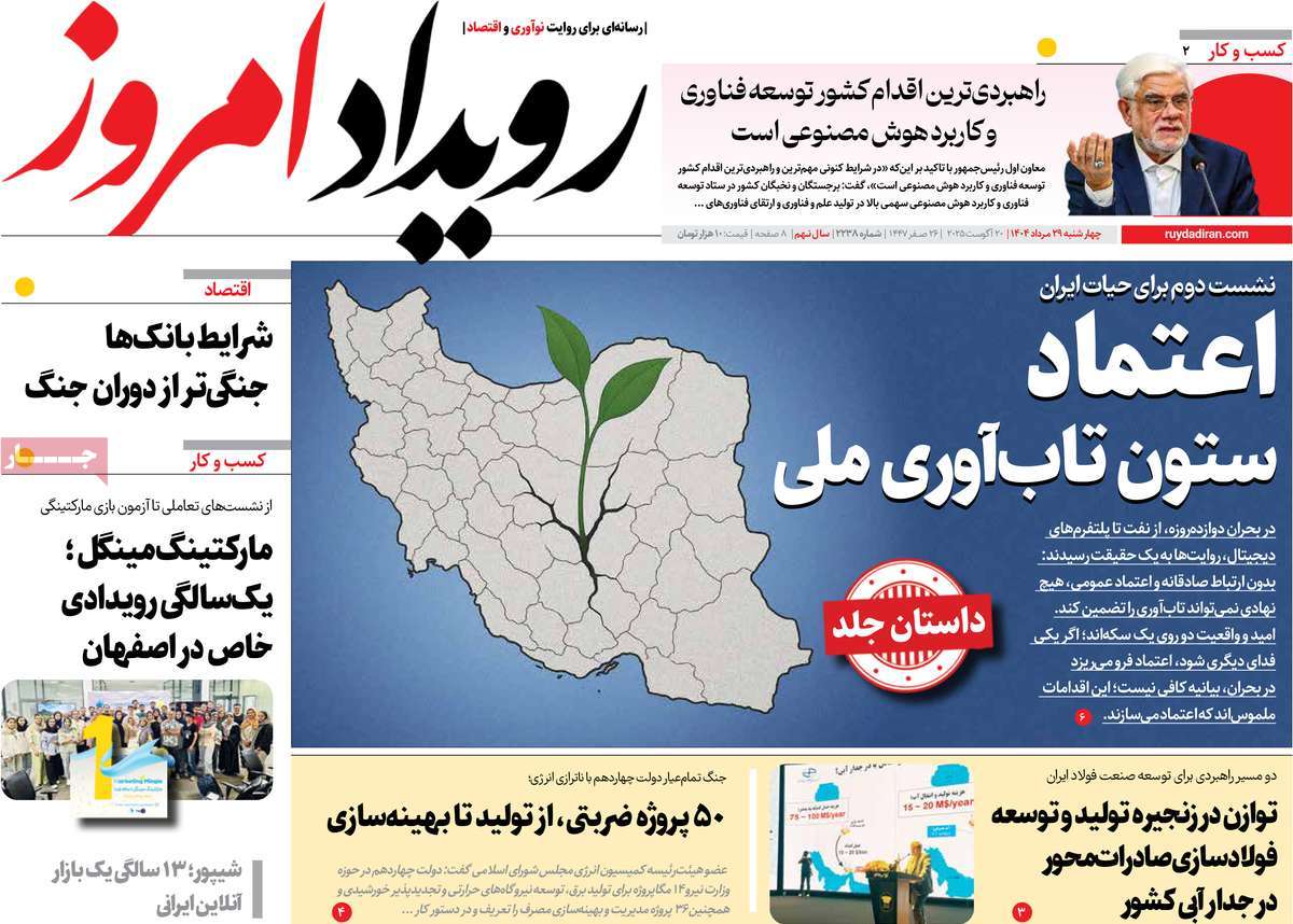 روزنامه رویداد امروز