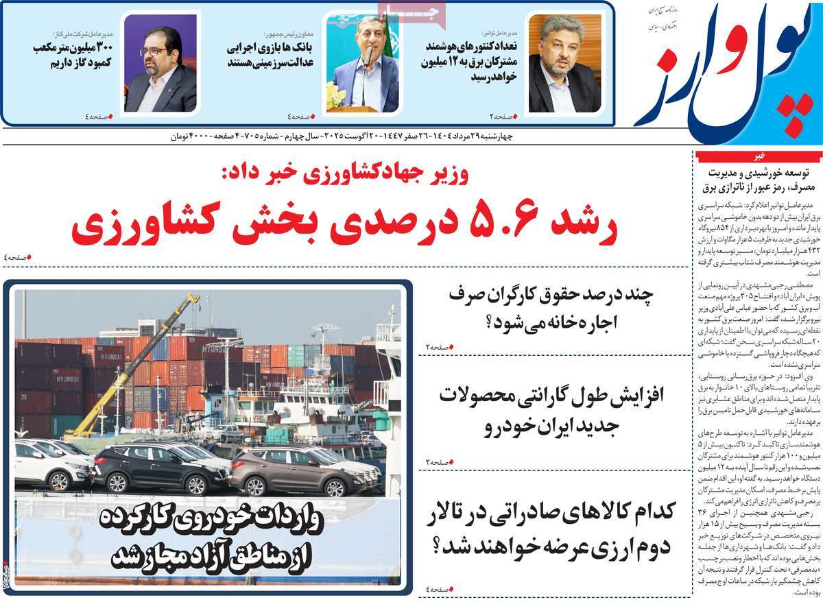 روزنامه پول و ارز