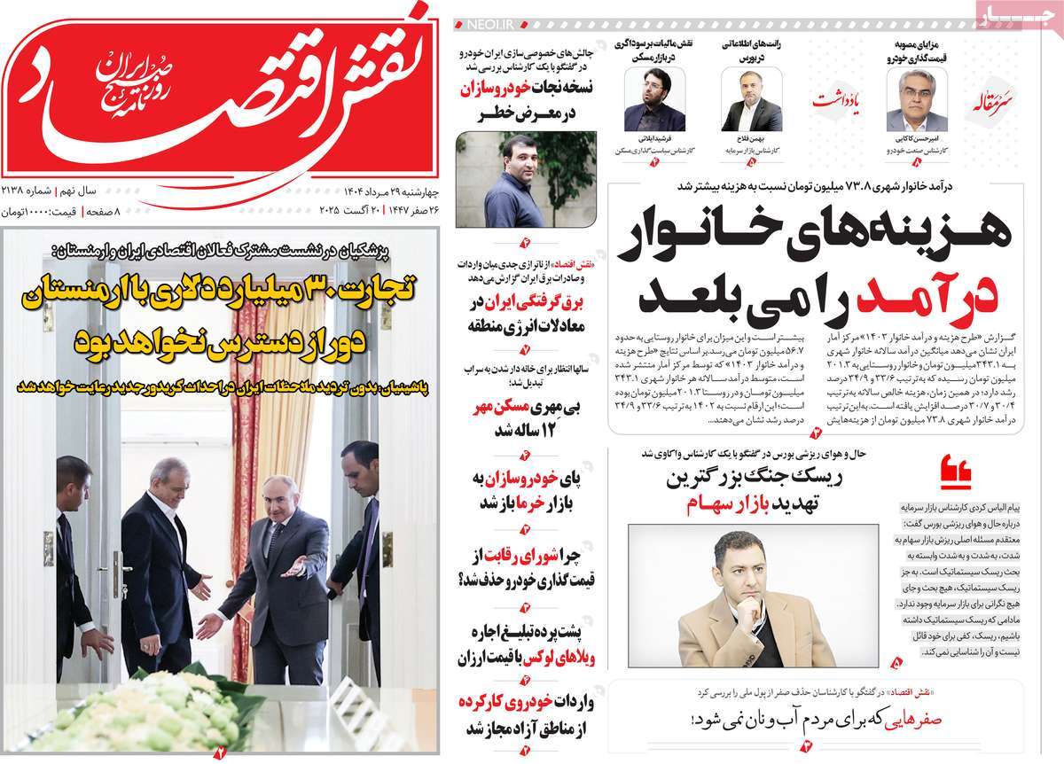 روزنامه نقش اقتصاد