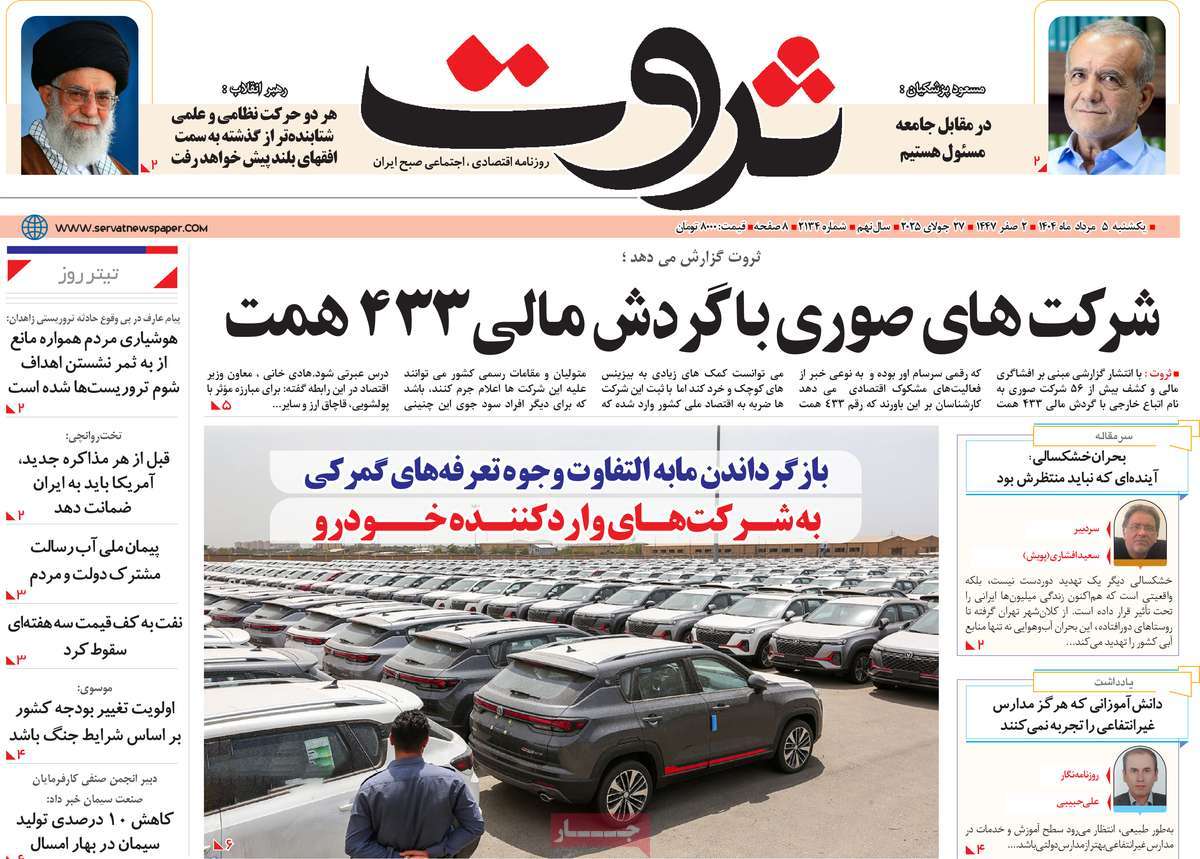 روزنامه ثروت