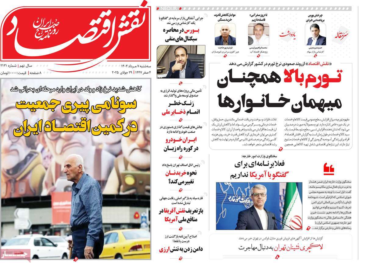 روزنامه نقش اقتصاد