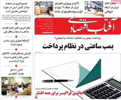 روزنامه آفتاب اقتصادی