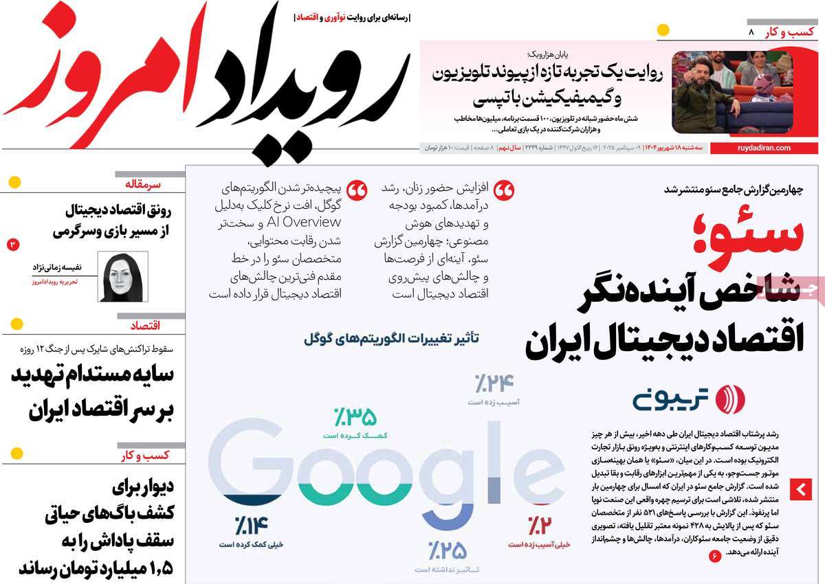 روزنامه رویداد امروز